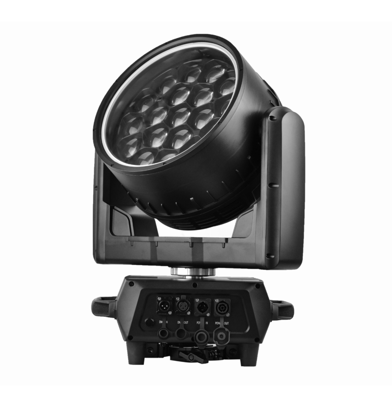 LED Bee Eye 19PCS 40W RGBW 4IN1 LED Ruchowa głowica światła