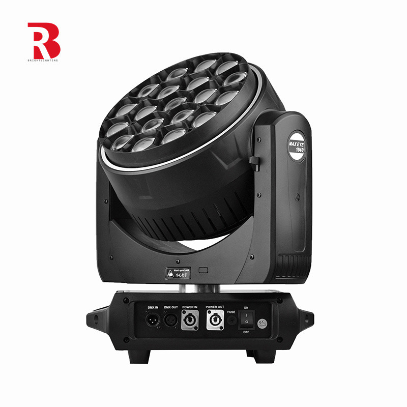 LED Bee Eye 19PCS 40W RGBW 4in1 Ruchomy Głowa Scene Light fabryka