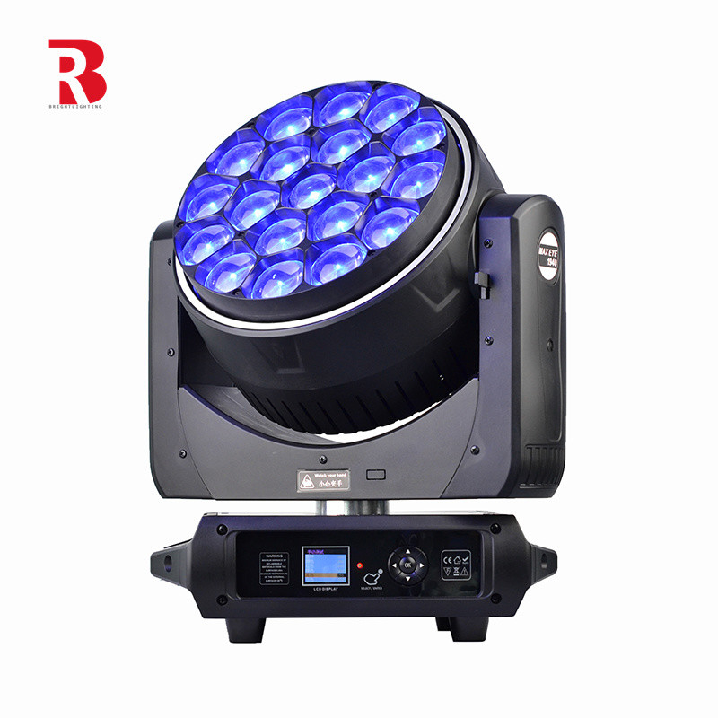 RGBW 4in1 LED ruchomy światło na scenie 19*40W Bee's Eye z LED Ring For Party
