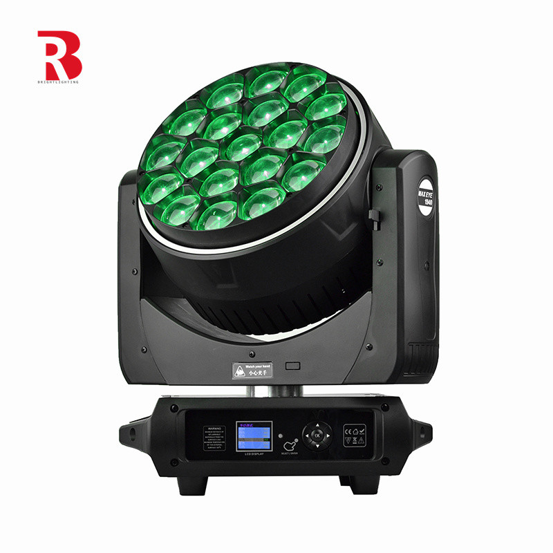 RGBW 4in1 LED ruchomy światło na scenie 19*40W Bee's Eye z LED Ring For Party