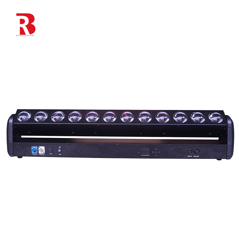 12 sztuk 30W RGBW 4in1 LED Beam 3 stopnie światło bar oświetlenie sceniczne dla studia teatralnego