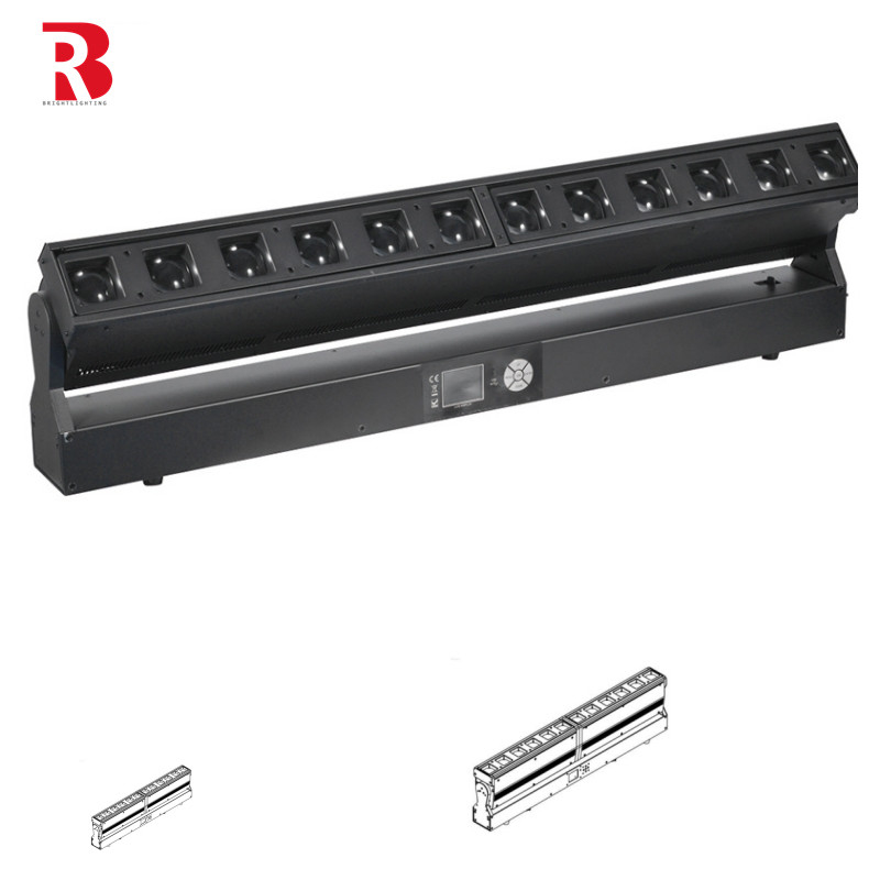 12 sztuk 40W RGBW 4 w 1 LED ruchomy wiązek głowy