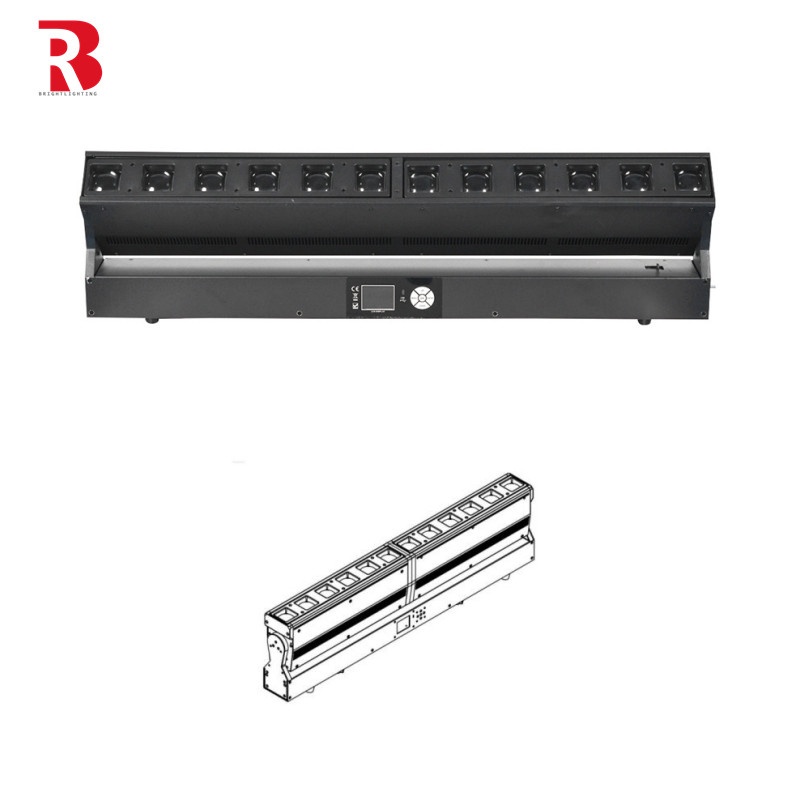 Wodoszczelny ruchomy światło głowy 12 sztuk 40W RGBW 4in1 LED wiązki