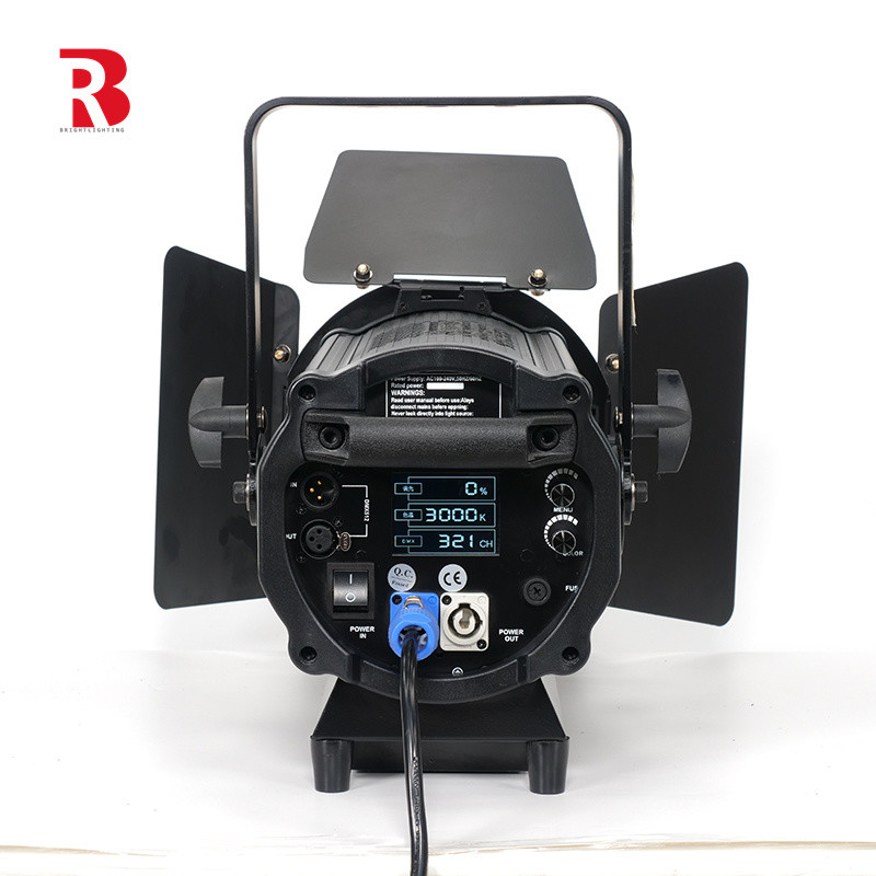 600w Bi Color LED Fresnel Spot Light 3000K-6000K Dla Klubu Dj