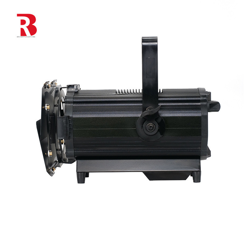 200W DMX512 Manual Zoom Aluminium Alloy LED Fresnel Stage Lighting 2/5CH