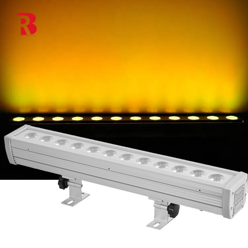 Architektura zewnętrzna LED 12×3W RGB 3in1 LED Stage Wash DMX City Light For Club