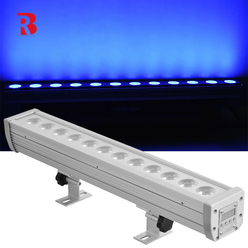 Architektura zewnętrzna LED 12×3W RGB 3in1 LED Stage Wash DMX City Light For Club