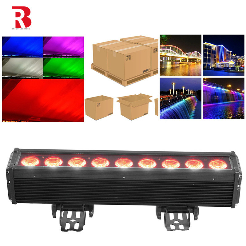 Zewnętrzna wysokiej jakości 9×12W RGBW 4 w 1 LED Stage City Point Control DJ Light