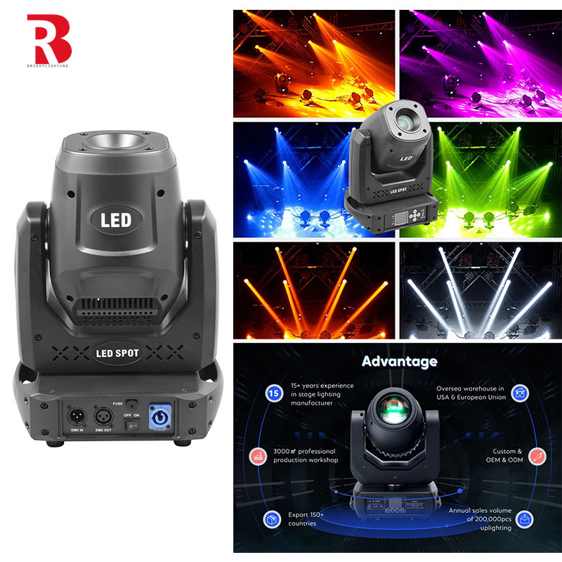 8000K DMX512 Głowa ruchomą 100W LED Spot Beam Stage Light dla teatru i studia