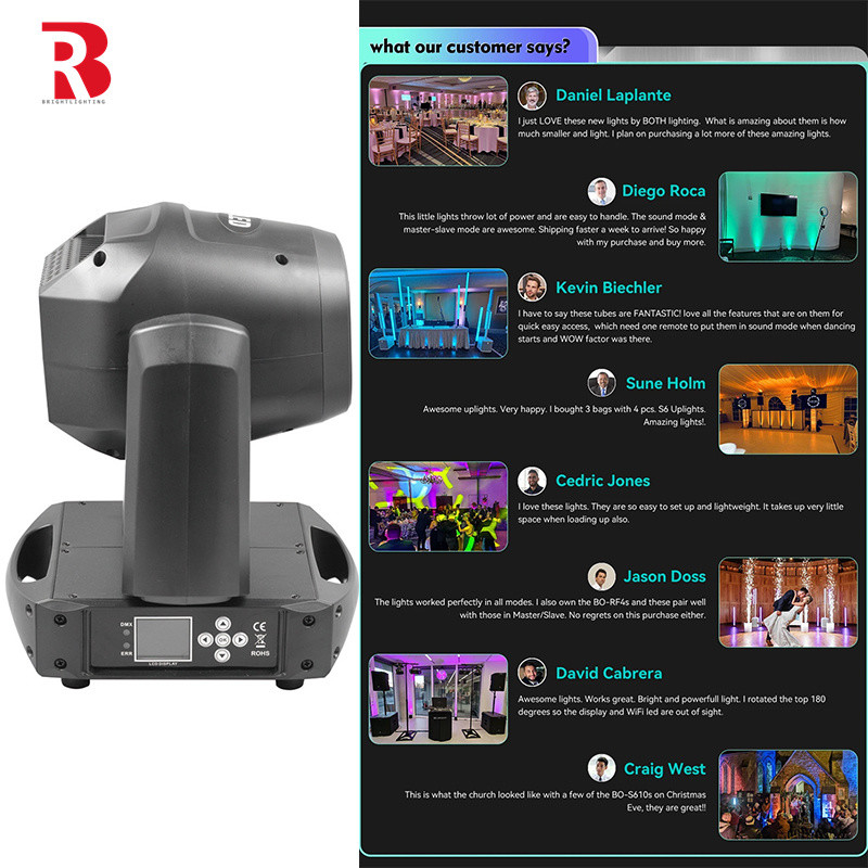DMX512 Głowa ruchoma 100W LED Spot Beam Stage Light dla teatru i studia