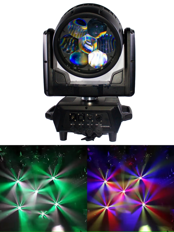 LED DMX Strobe Head 7pcs 40W RGBW LED Beeye Stage Light z wysokim oświetleniem