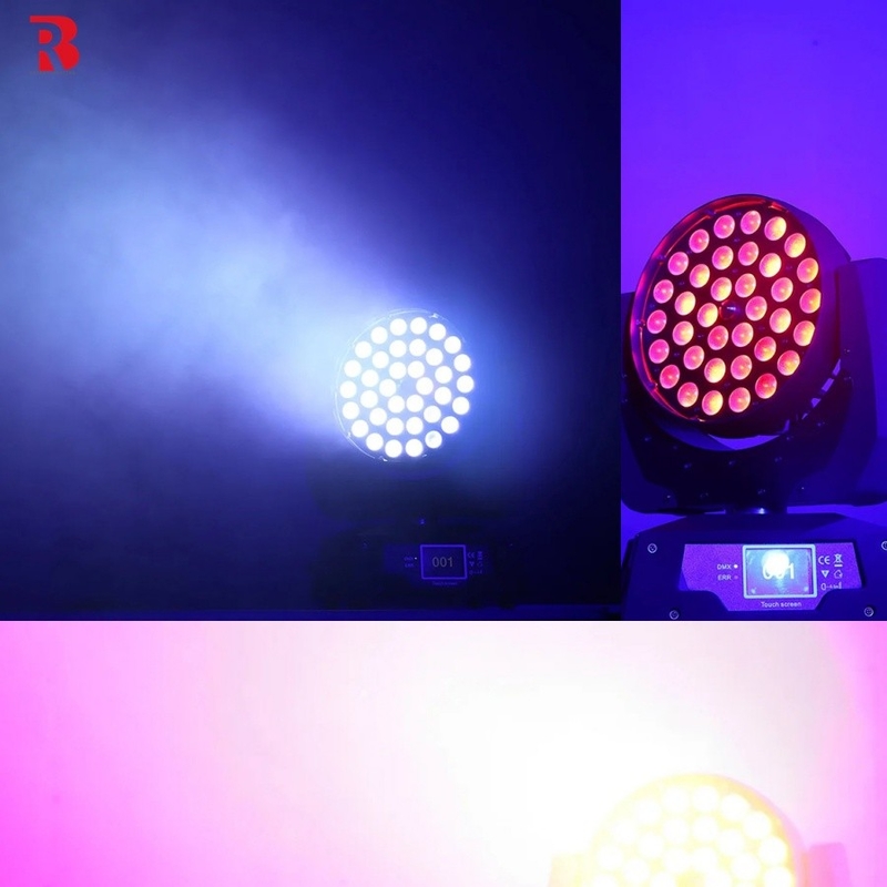 Stwórz dramatyczną atmosferę z 36pcs X 10W RGBW 4-In-1 Zoom LED ruchomym oświetleniem do mycia głowy