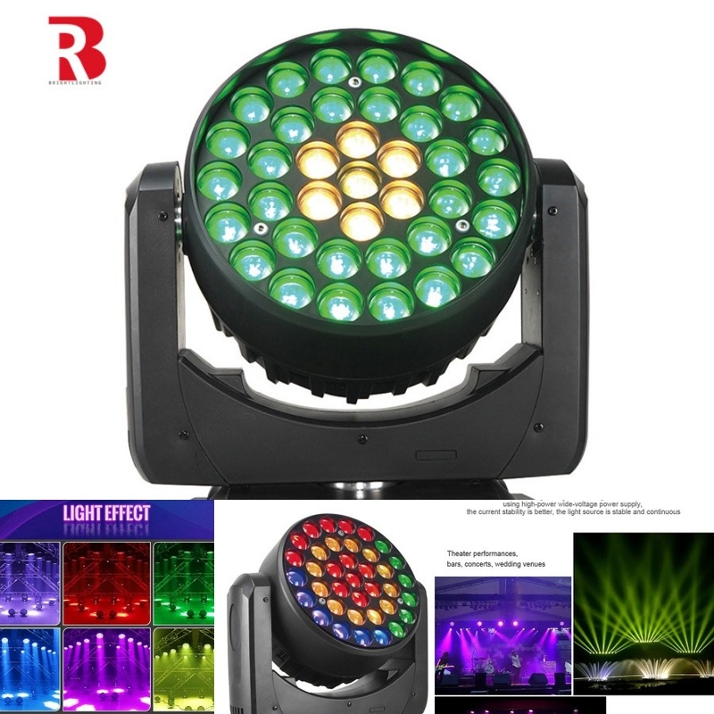 Sprzedawcy hurtowi Mocne ruchome światła głowicowe 37*15W Bee Eye Pixel Led Beam Wash ZOOM Rotation DMX 512
