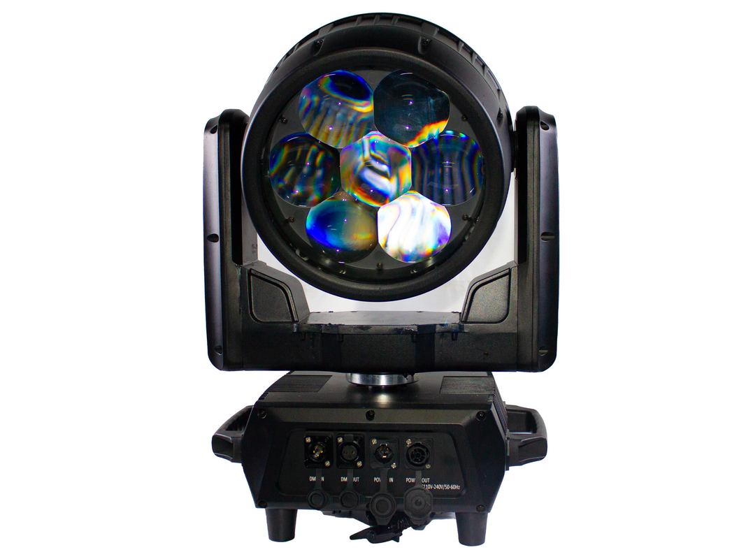 Wodoszczelny IP65 7x60w LED Wasch Moving Head Light Zoom Do koncertu na zewnątrz