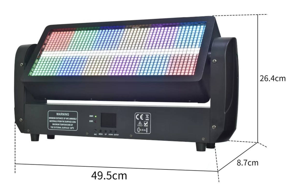 RGB 8+8 RGB ruchomą głowicę Led Strobe Light China Factory For dj