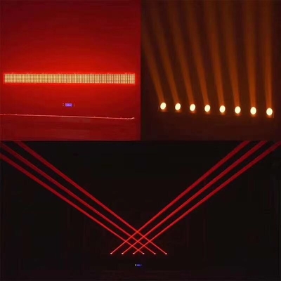 6 głowicy lasera 3 w 1 wiązka laserowego piksela ruchomego światła głowicy